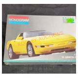 Monogram 91 Corvette 1/24 car model still in