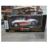 Burago 1957 Chevrolet Corvette Model Car