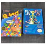 Nintendo games qbert and spy versus spy