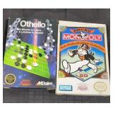 Nintendo video games othello and Monopoly