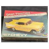 Vintage snap together 57 Chevy by revell model