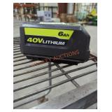 Ryobi 40v 6 ah battery