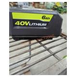 Ryobi 40v 6 ah battery