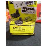 Ryobi 18V Lithium Starter Kit