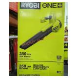 Ryobi 18v Blower TOOL ONLY