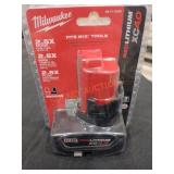 Milwaukee M12 XC4.0 Battery Retail Price:$129.00