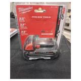 Milwaukee M18 CP2.0 Battery Retail Price:$99.00