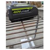 Ryobi 40v 4 ah battery
