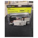 RYOBI 40v 4 Ah Battery Retail Price:$149.00