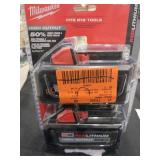 Milwaukee M18 Red Lithium XC 6.0 2 Pack Batteries