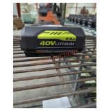 Ryobi 40v 2.6 ah battery