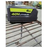Ryobi 40v 6 ah battery