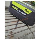 Ryobi 40v 6 ah battery