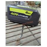 Ryobi 40v 6 ah battery