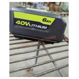 Ryobi 40v 6 ah battery