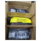RYOBI 40v (2) 6 Ah Batteries W/ Rapid Charger