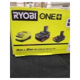 RYOBI 18v Lithium Starter Kit Retail Price:$