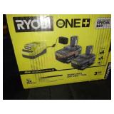 Ryobi 4Ah 18V Lithium Ion Starter Kit