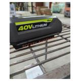 Ryobi 40v 4 ah battery