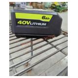 Ryobi 40v 6 ah battery