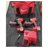 Milwaukee M18 Compact Brushless 2-Tool Combo Kit