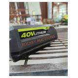 Ryobi 40v 4 ah battery