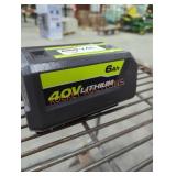 Ryobi 40v 6 ah battery
