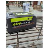Ryobi 40v 6 ah battery