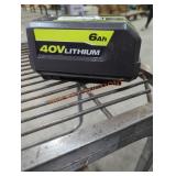 Ryobi 40v 6 ah battery