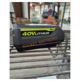 Ryobi 40v 4 ah battery