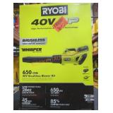 Ryobi 40V Blower Kit