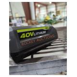 Ryobi 40v 4 ah battery