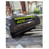Ryobi 40v 4 ah battery