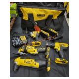 DEWALT 20V MAX Cordless 9 Tool Combo Kit with (2)