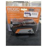 Ridgid 18v 4.0Ah Battery Retail Price:$69.00