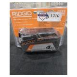 Ridgid 18v 4.0Ah Battery Retail Price:$69.00
