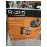 Ridgid 6 Gallon Air Compressor + 2-1/8" Brad
