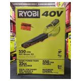 Ryobi 40v 550CFM Blower Kit