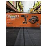 Ridgid 18v 2-Tool Combo Kit (Drill/Driver &