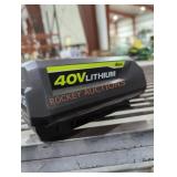 Ryobi 40v 4 ah battery