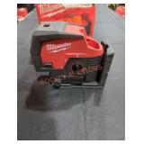 Milwaukee M12 Green Laser Cross Line/Plumb Points