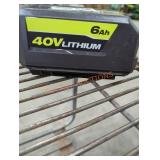 Ryobi 40v 6 ah battery