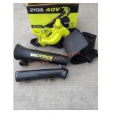 Ryobi 40V Leaf Vacuum (TOOL ONLY)