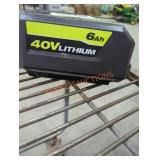 Ryobi 40v 6 ah battery