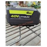 Ryobi 40v 6 ah battery