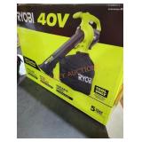 Ryobi 40v cordless leaf vacuum