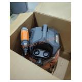 Ridgid 6 gallon air compressor and 1  tool kit