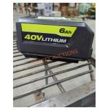 Ryobi 40v 6 ah battery