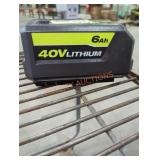 Ryobi 40v 6 ah battery
