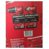 Milwaukee M18 compact brushless 2 tool kit